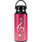 Pink Glitter Music Note Hydro Flask 32oz Wide Mouth Skin