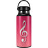 Pink Glitter Music Note Hydro Flask 32oz Wide Mouth Skin