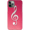 Pink Glitter Music Note iPhone 11 Pro Lite Case