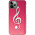 Pink Glitter Music Note iPhone 11 Pro Lite Case