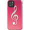 Pink Glitter Music Note iPhone 11 Pro Max Impact Case
