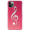 Pink Glitter Music Note iPhone 11 Pro Max Lite Case