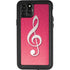 Pink Glitter Music Note iPhone 11 Pro Max Waterproof Case