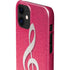 Pink Glitter Music Note iPhone 12 Mini Lite Case