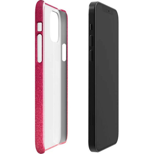 Pink Glitter Music Note iPhone 12 Mini Lite Case