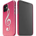 Pink Glitter Music Note iPhone 12 Mini Lite Case