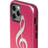 Pink Glitter Music Note iPhone 12 Pro Max Impact Case