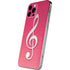 Pink Glitter Music Note iPhone 12 Pro Skin