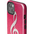 Pink Glitter Music Note iPhone 13 Impact Case