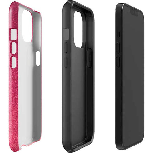 Pink Glitter Music Note iPhone 13 Impact Case