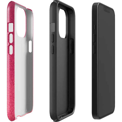Pink Glitter Music Note iPhone 13 Pro Max Impact Case