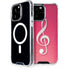 Pink Glitter Music Note iPhone 14 Pro Max MagSafe Case