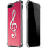 Pink Glitter Music Note iPhone 7/8 Plus Clear Case