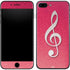 Pink Glitter Music Note iPhone 8 Plus Skin