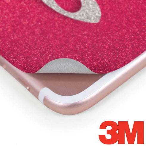 Pink Glitter Music Note iPhone 8 Plus Skin