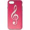 Pink Glitter Music Note iPhone 8 Pro Case