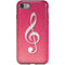 Pink Glitter Music Note iPhone SE (2nd & 3rd Gen) Pro Case