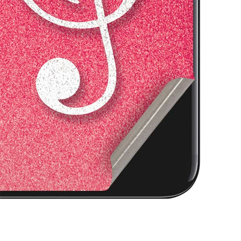 Pink Glitter Music Note iPhone SE (2nd & 3rd Gen) Skin
