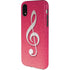 Pink Glitter Music Note iPhone XR Pro Case