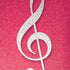 Pink Glitter Music Note iPhone XR Pro Case