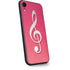 Pink Glitter Music Note iPhone XR Skin
