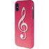 Pink Glitter Music Note iPhone XS Pro Case