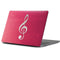 Pink Glitter Music Note Apple MacBook Pro 13-inch Skin