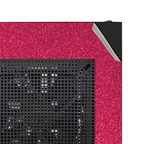 Pink Glitter Music Note NZXT H510 Compact ATX Mid-Tower Case Skin