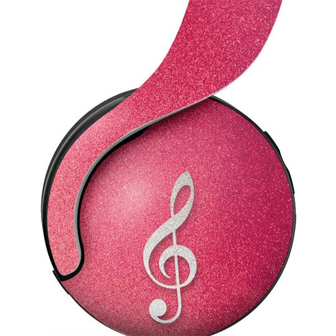 Pink Glitter Music Note PULSE 3D Wireless Headset for PS5 Skin