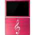 Pink Glitter Music Note Surface Pro 7 Skin