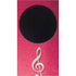 Pink Glitter Music Note Xbox Series S Console Skin