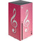 Pink Glitter Music Note Xbox Series X Console Skin