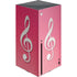 Pink Glitter Music Note Xbox Series X Console Skin