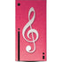 Pink Glitter Music Note Xbox Series X Console Skin