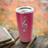 Pink Glitter Music Note Yeti 20oz Tumbler Skin