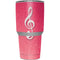 Pink Glitter Music Note Yeti 30oz Rambler Tumbler Skin