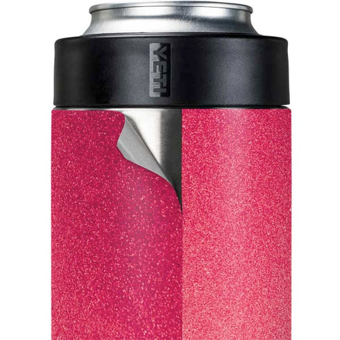 Pink Glitter Music Note Yeti Colster Can Insulator Skin