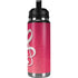 Pink Glitter Music Note YETI Rambler 26oz Bottle Skin