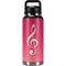 Pink Glitter Music Note YETI Rambler 36oz Bottle Skin