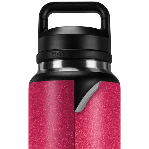 Pink Glitter Music Note YETI Rambler 36oz Bottle Skin