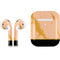 Pink Gold and Black Marble Apple AirPods 2 Skin