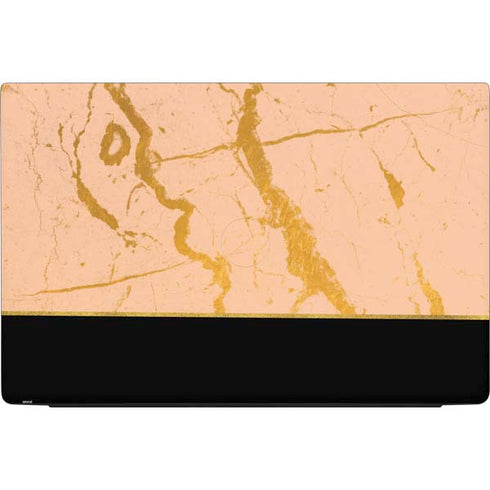 Pink Gold and Black Marble Dell Vostro Skin