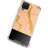 Pink Gold and Black Marble Galaxy A12 Clear Case