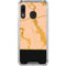 Pink Gold and Black Marble Galaxy A30 Clear Case