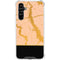 Pink Gold and Black Marble Galaxy A54 5G Clear Case