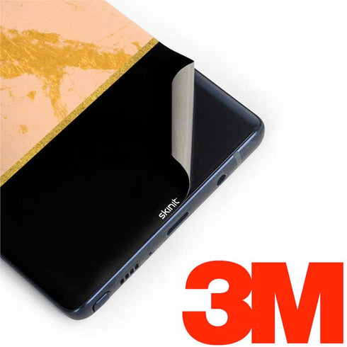Pink Gold and Black Marble Galaxy Note 9 Skin