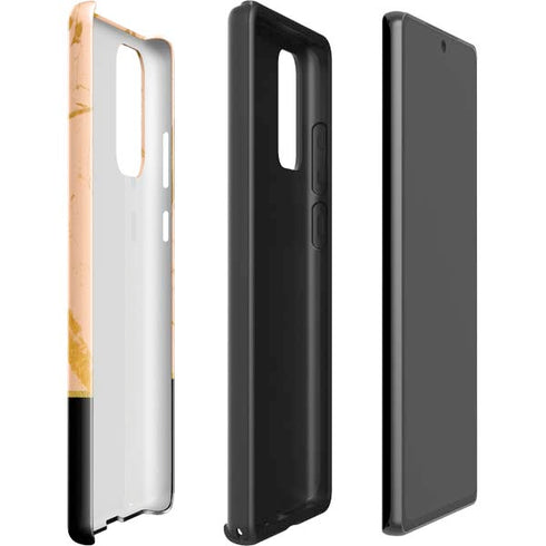 Pink Gold and Black Marble Galaxy Note20 5G Pro Case