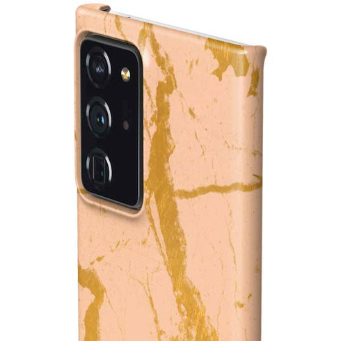 Pink Gold and Black Marble Galaxy Note20 Ultra 5G Lite Case