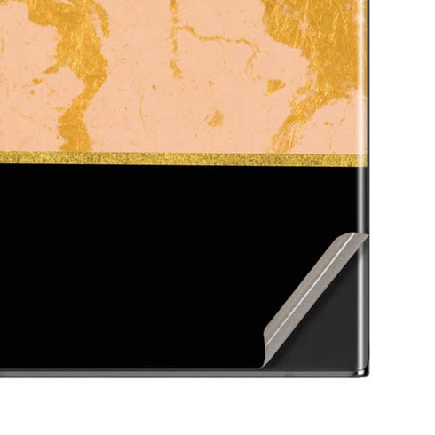Pink Gold and Black Marble Galaxy Note20 Ultra 5G Skin