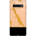 Pink Gold and Black Marble Galaxy S10 Skin